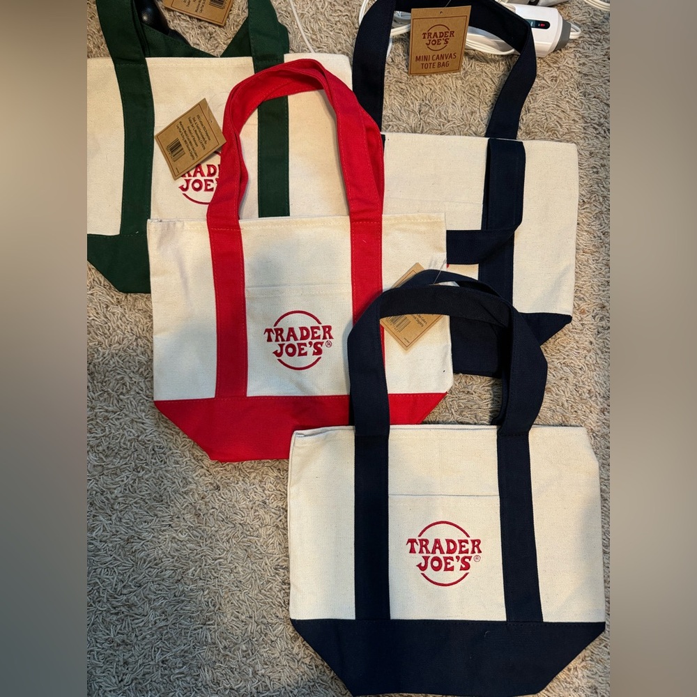 Trader Joe’s mini tote bags